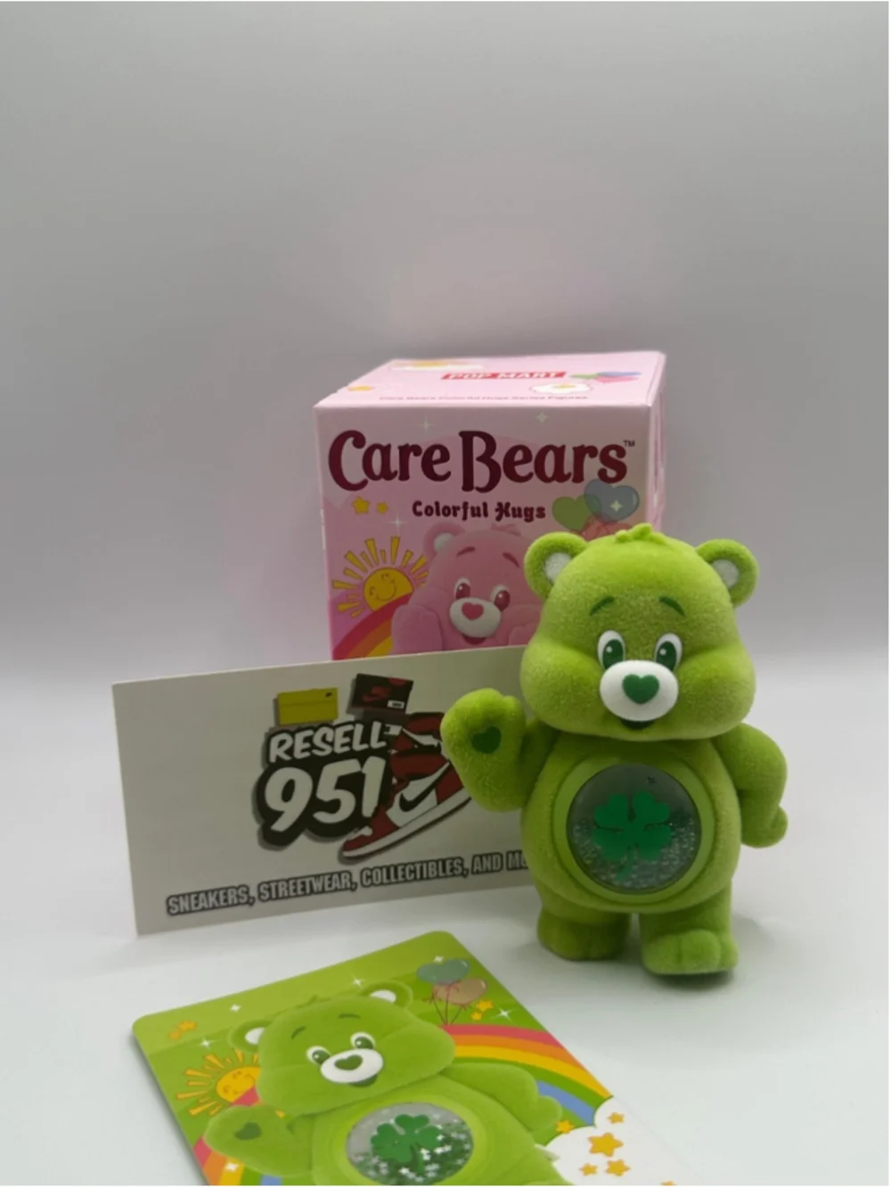 Pop Mart Care Bears Colorful Hugs Good Luck Bear Plush Figure Collectible Toy